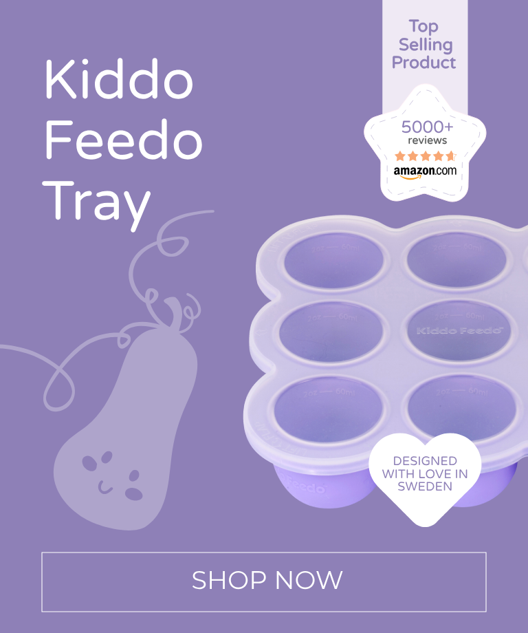 KIDDO FEEDO  Silicone Baby Food Freezer Tray – Kiddo Feedo